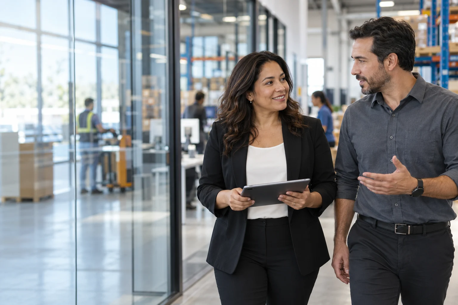 An operations manager and team lead putting their experience to work